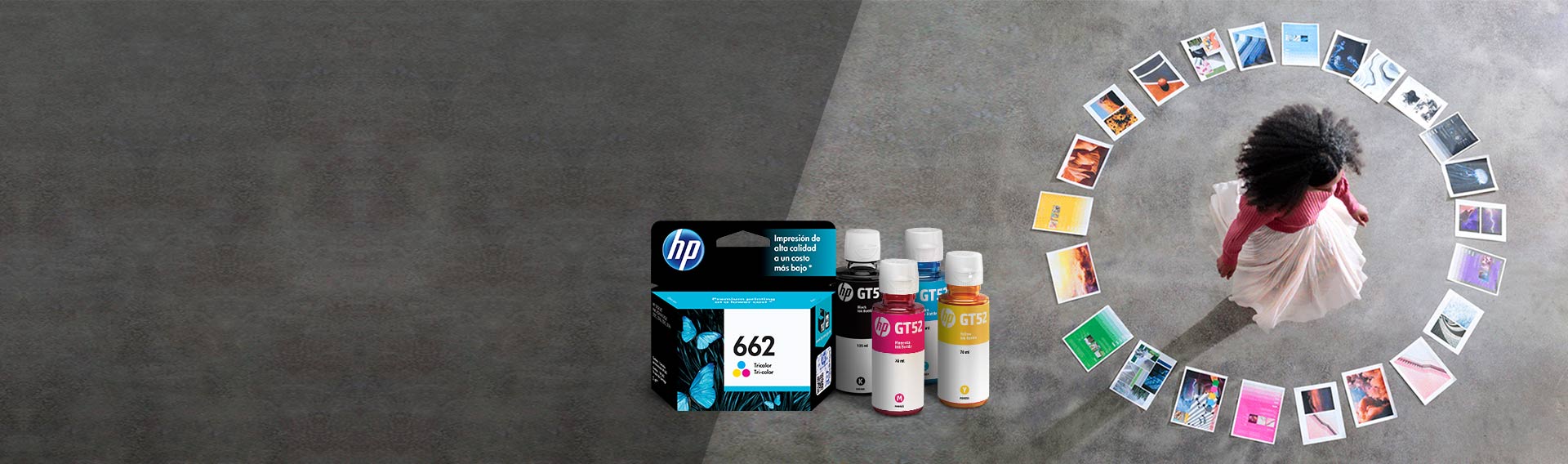 Tintas y T&oacute;ners Originales HP. Ll&eacute;vatelas con env&iacute;o gratis*.