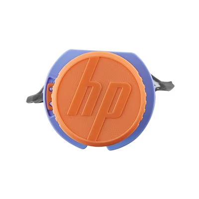 Logotipo de HP en la parte posterior del kit de tóner