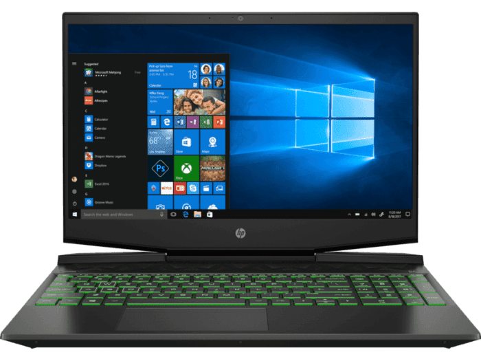 Notebook HP Pavilion Gaming 15-dk1044la