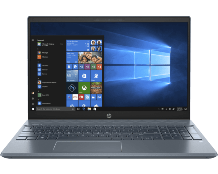 Notebook HP Pavilion - 15-cw1010la