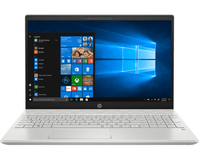 Notebook HP Pavilion 15-cs3010la