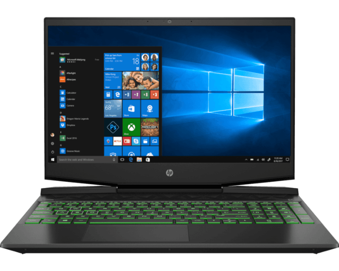 Notebook HP Pavilion Gaming 15-dk0014la
