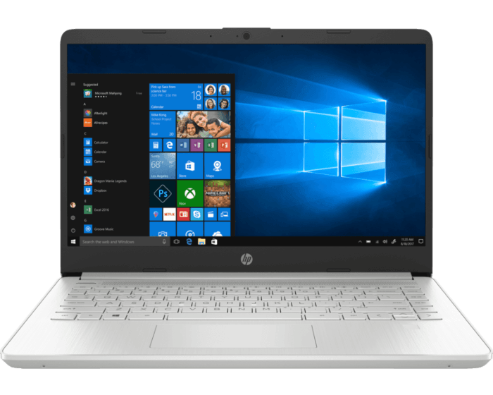Notebook HP 14-dq0008la