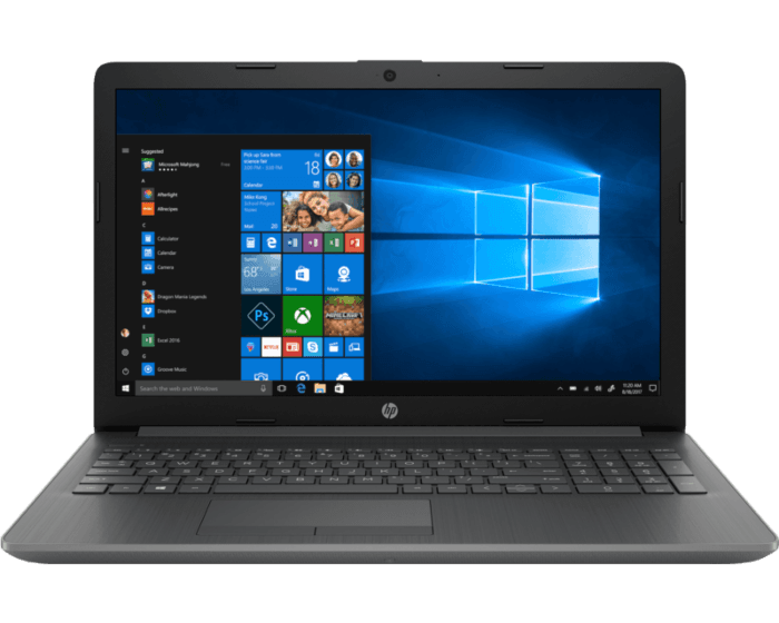 Notebook HP 15-da0083la