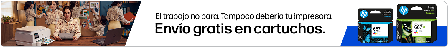 El trabajo no para. Tampoco deber&iacute;a tu impresora. Env&iacute;o gratis en cartuchos.