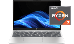 Fotograf&iacute;a de una Notebook HP 15-fc0287la con procesador AMD Ryzen&trade; 7.